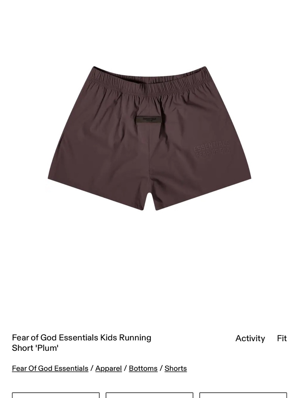 Fear of god essentials